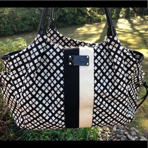 Kate Spade Baby Bag Black and White